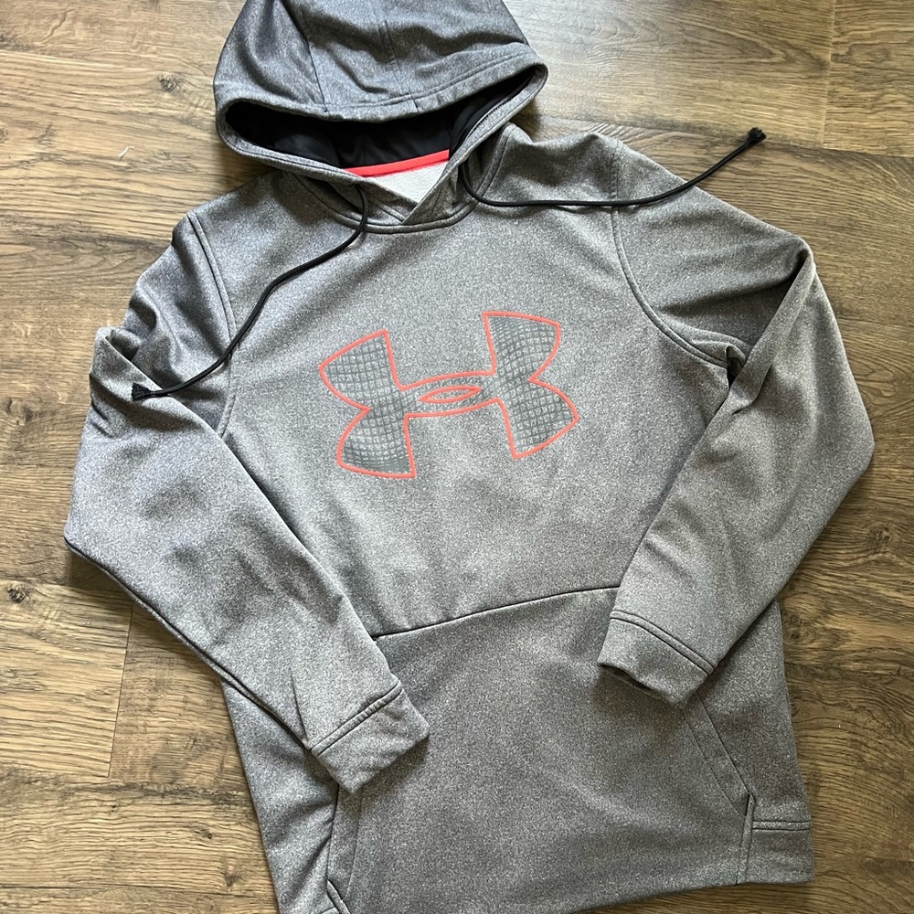 Mens Under Armour ColdGear Pull Over Hoodie/Sweatshirt Small LIKE NEW
